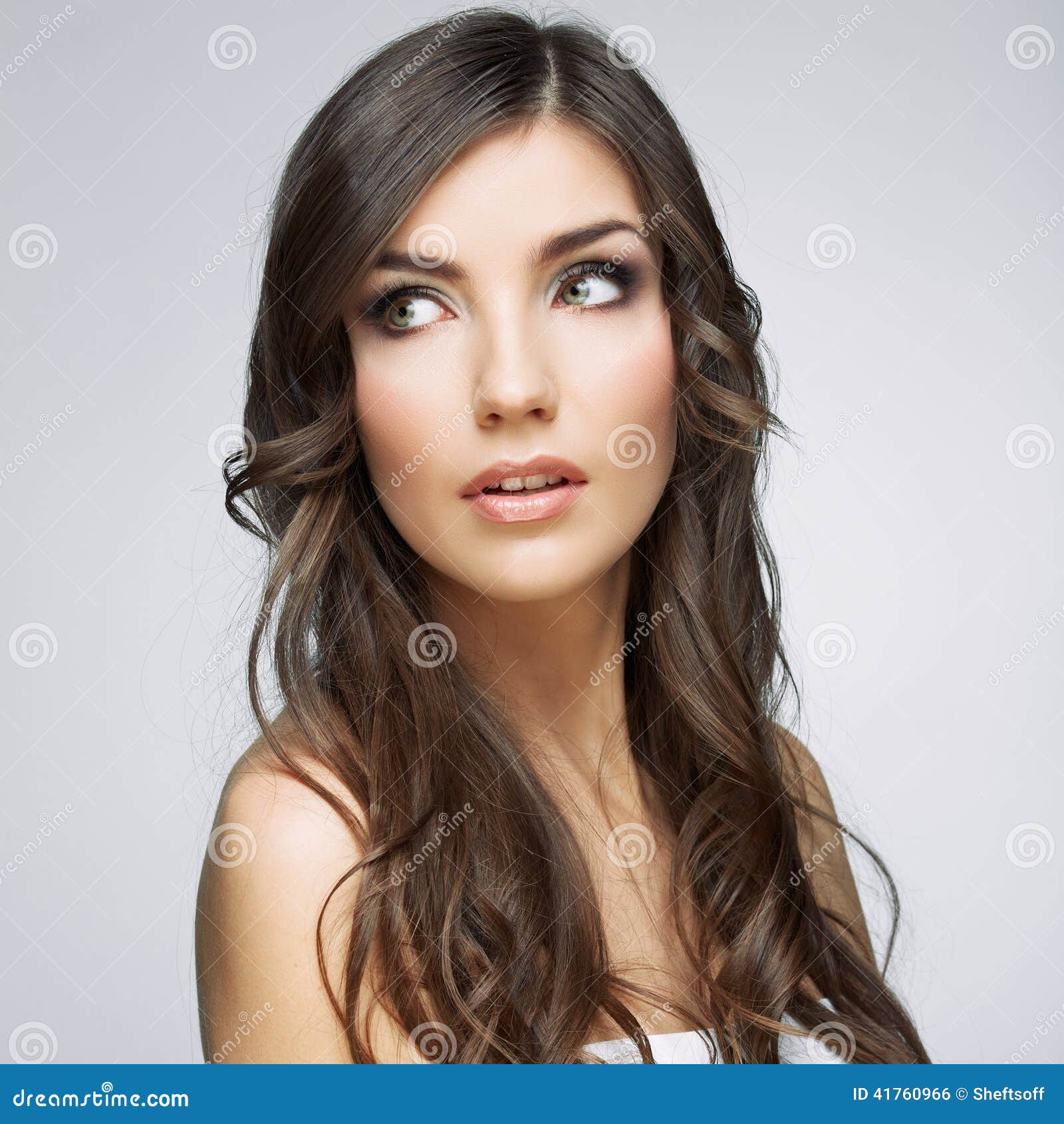 Beauty Woman Face Close Up Portrait. Stock Photo - Image of bodycare ...