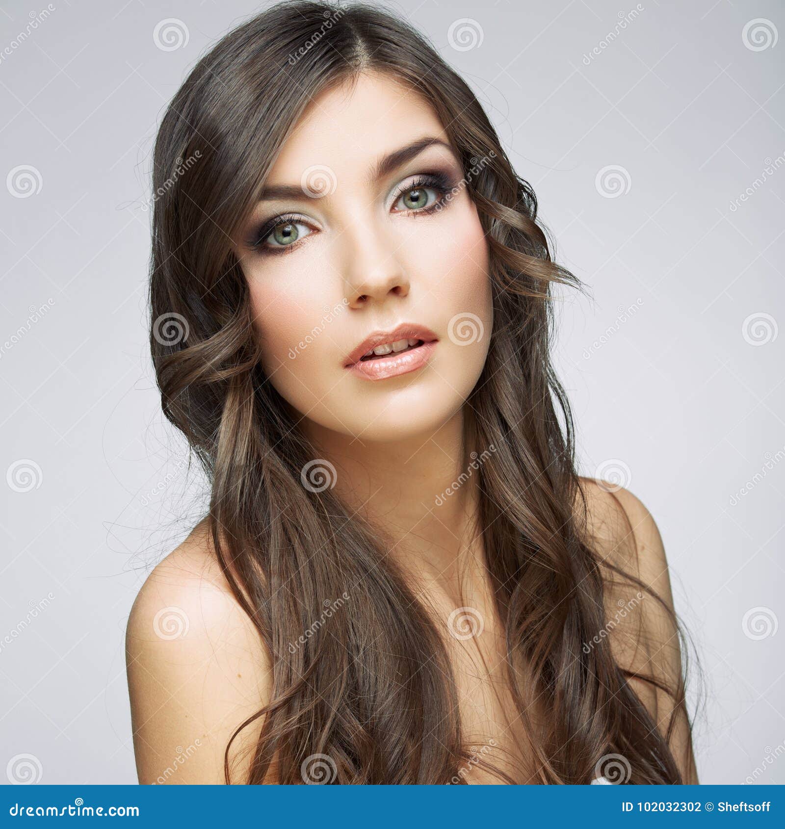 Beauty Woman Face Close Up Portrait. Stock Photo - Image of beauty ...