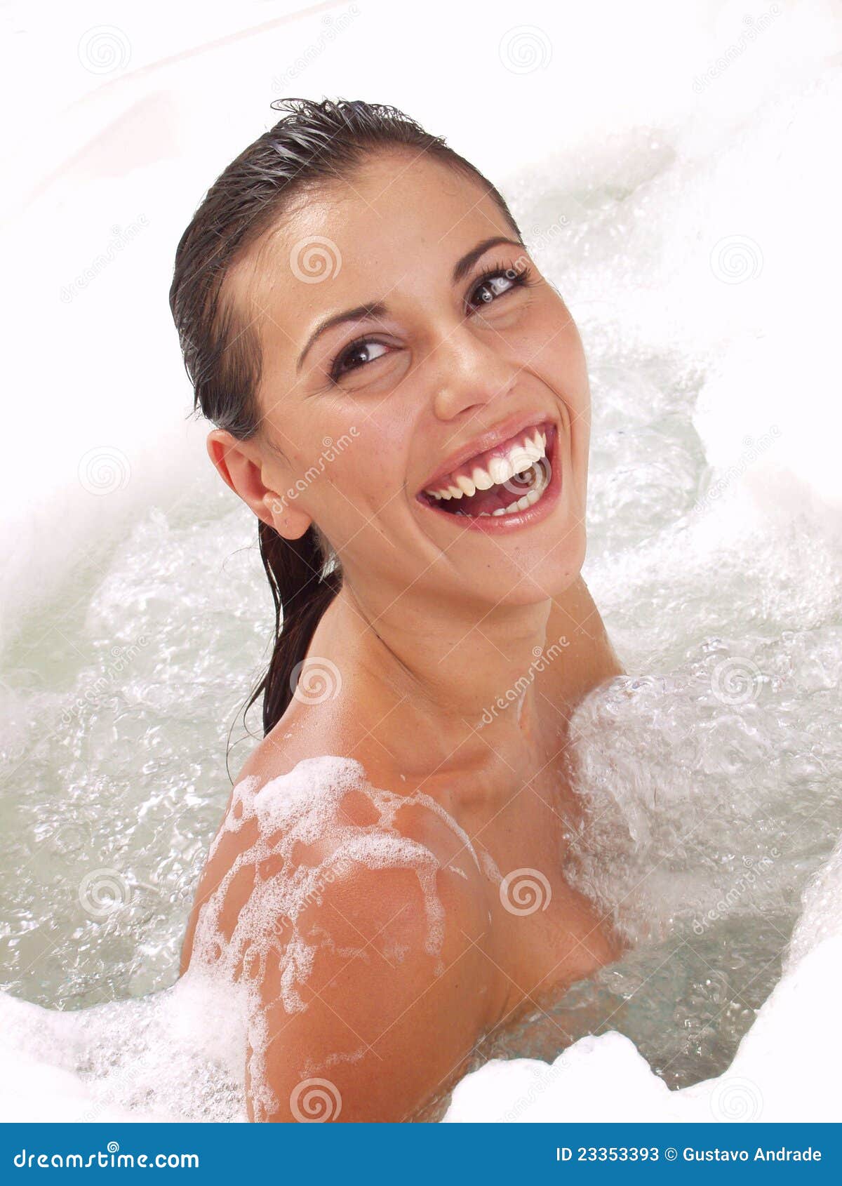 Beugel straffen steeg Beauty Woman Take a Shower. Stock Image - Image of health, holiday: 23353393