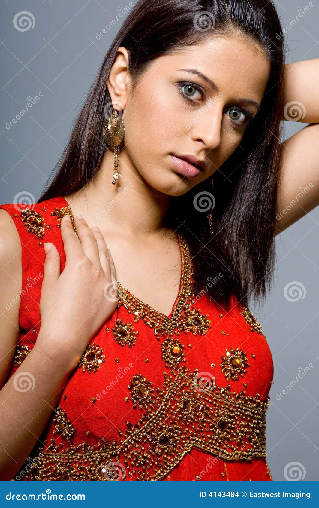 Beauté Indienne Photo Stock Image Du Indien Femme Exotique 4143484 4039