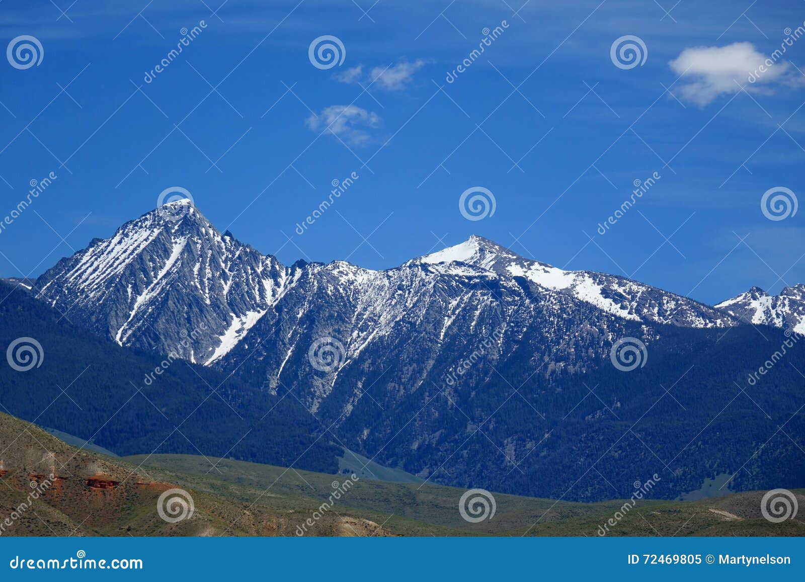 Beaverhead Mountains Salmon, Idaho Stock Image Image of background