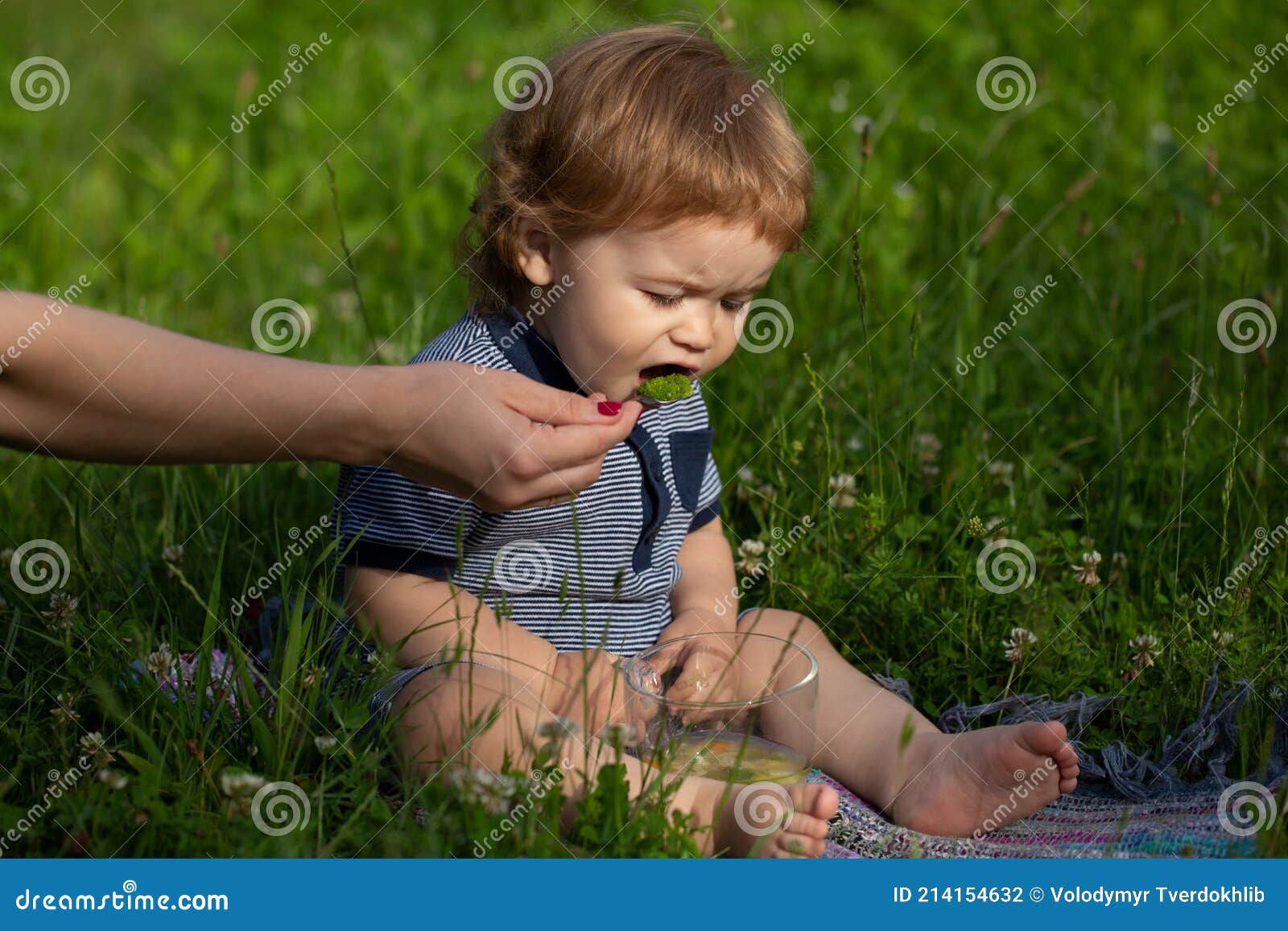 Bebê Alimentado. Mães Alimentando O Bebê Com Uma Colher. Creche De Ração De Verão. Bom Dia Na Fazenda. Foto de Stock - Imagem de grama, divertimento: 214154632 Bebê Alimentado. Mães Alimentando O Bebê Com Uma Colher. Creche De Ração De Verão. Bom Dia Na Fazenda. Foto de Stock - Imagem de grama, divertimento: 214154632