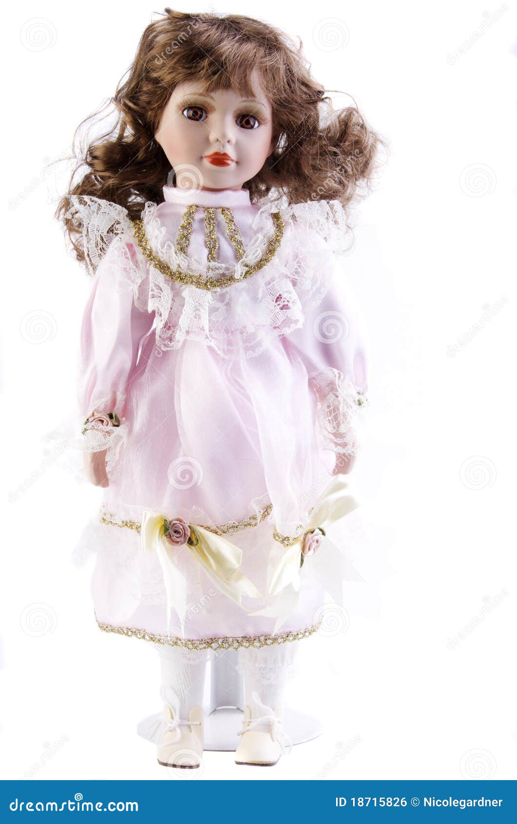 Boneca de porcelana foto de stock. Imagem de brinquedos - 18715826, image size:1060x1690