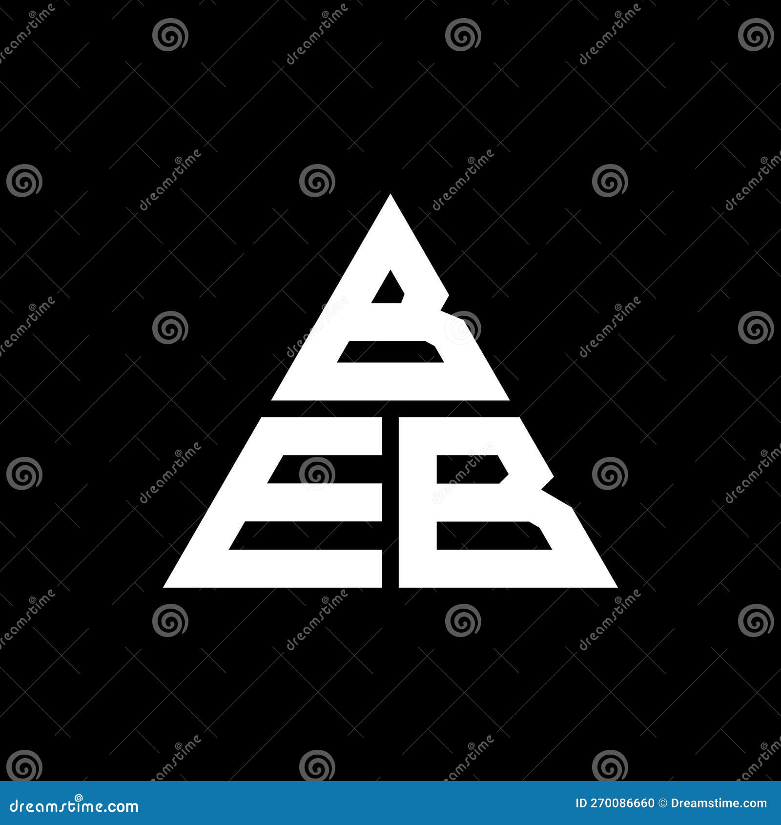 beb triangle letter logo  with triangle . beb triangle logo  monogram. beb triangle  logo template with red