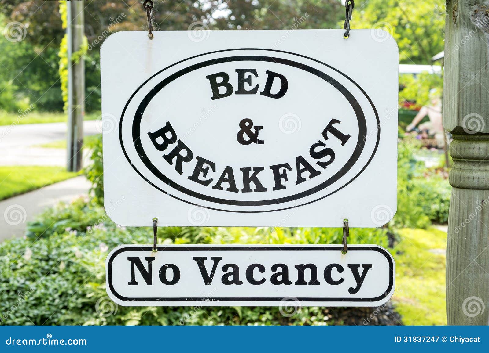 Bed & Breakfast Sign 1 Stock Image Image of residential, vacancy