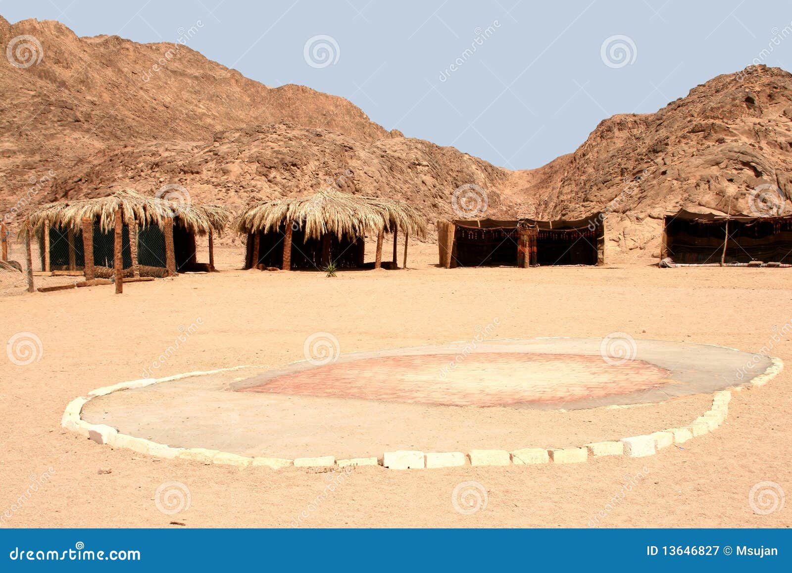 Bedouin village stock image. Image of lonely, hurghada 13646827