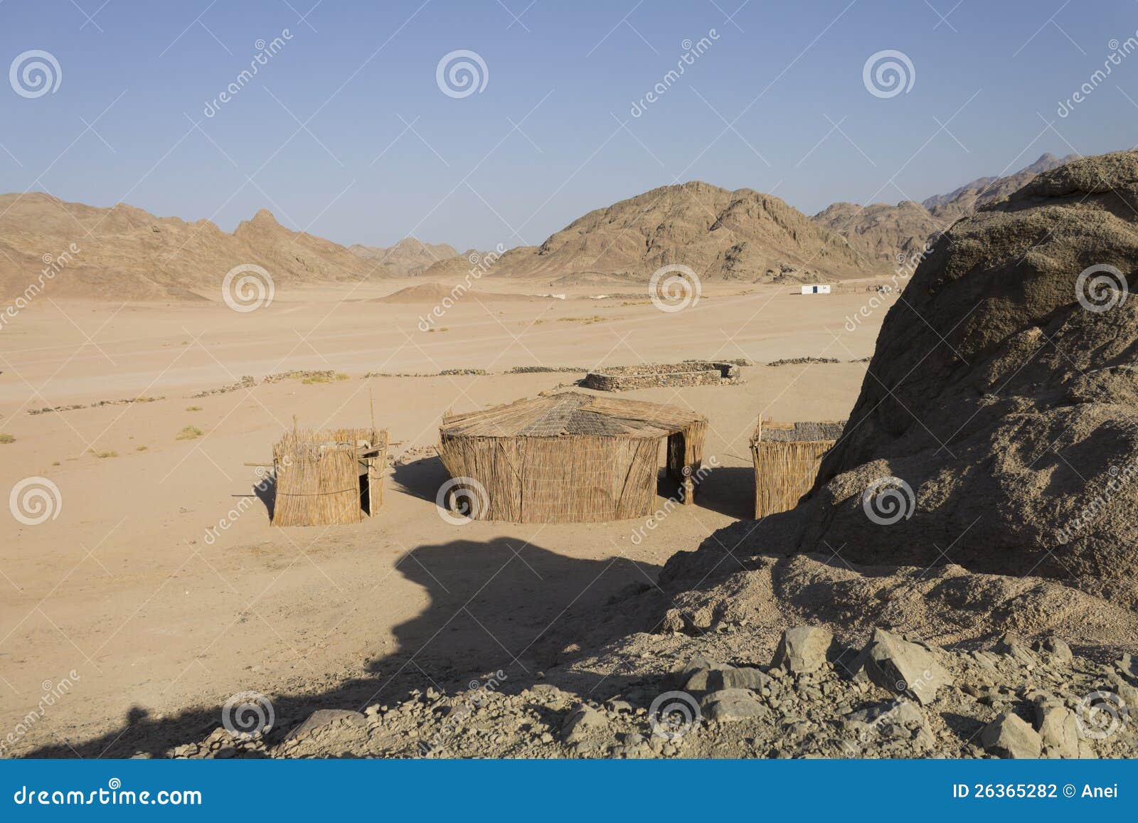 Bedouin Village in Hurghada in Desert Stock Photo Image of black, africa 26365282