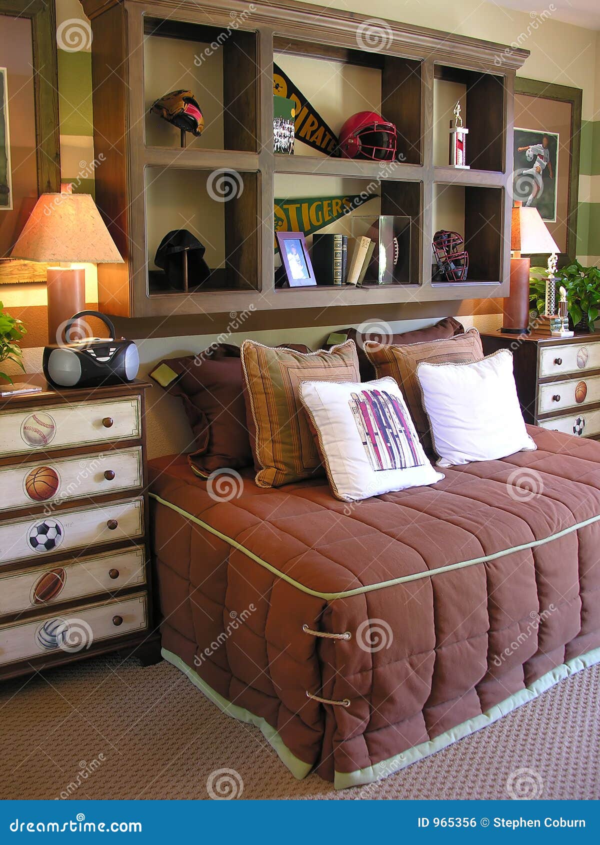 Bedroom Stock Photo Image Of Basketball Household Picture