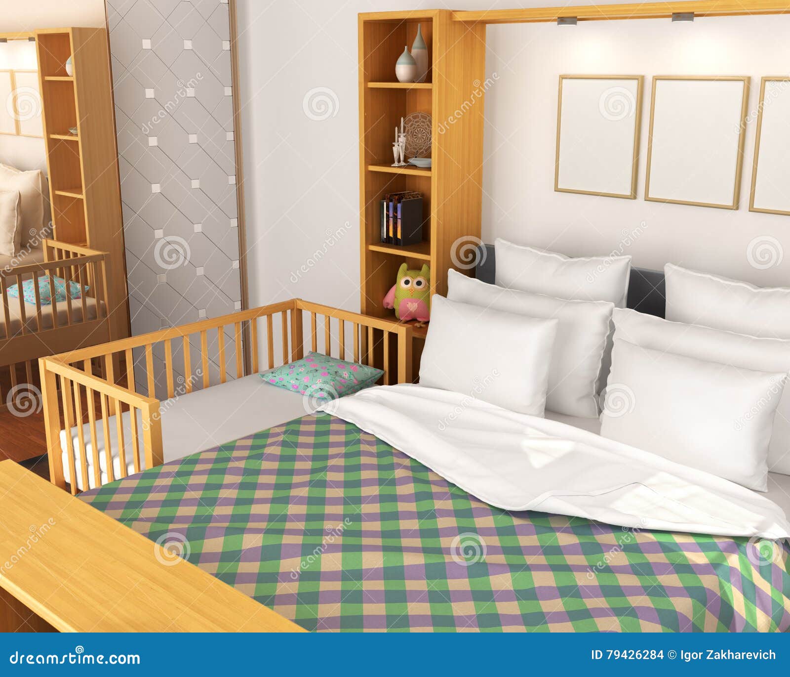 Bedroom Berceau De Bebe Pres Du Lit De Parents Illustration Stock Illustration Du Maison Cheri Bedroom Berceau De Bebe Pres Du Lit De Parents Illustration Stock Illustration Du Maison Cheri