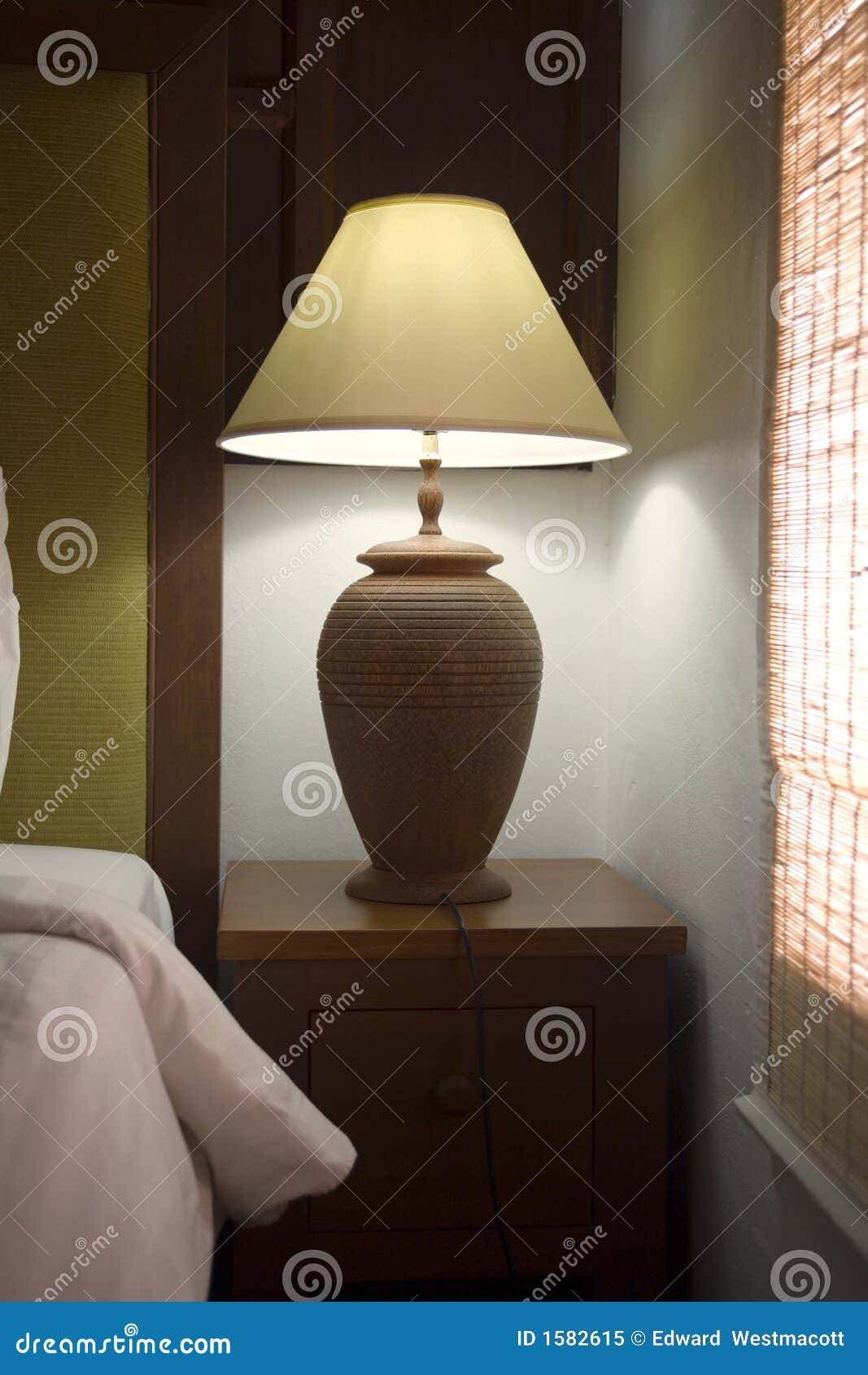 Bedside lamp stock image. Image of lamp, light, thailand - 1582615