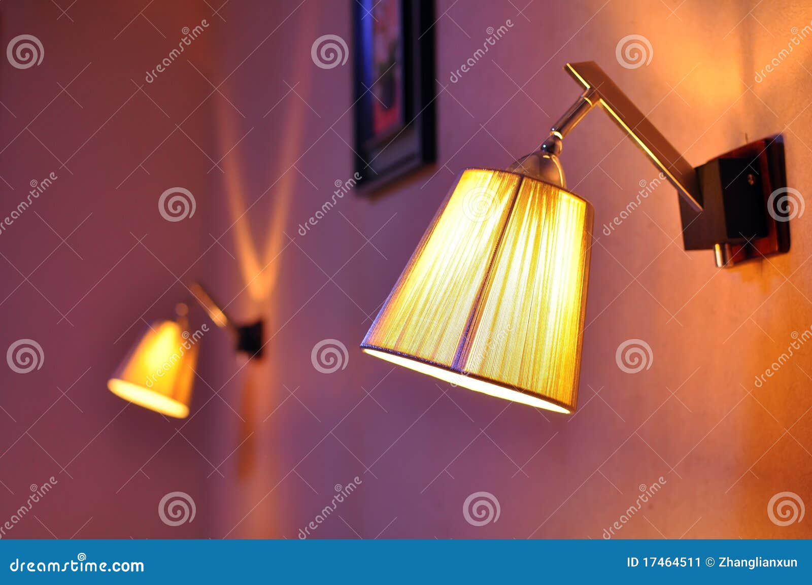 Bedside lamp stock image. Image of decorating, lights - 17464511