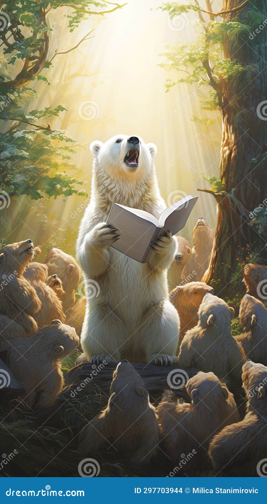 Bedtime Tales with Polar Bear: Heartwarming Storytime for Baby Cubs