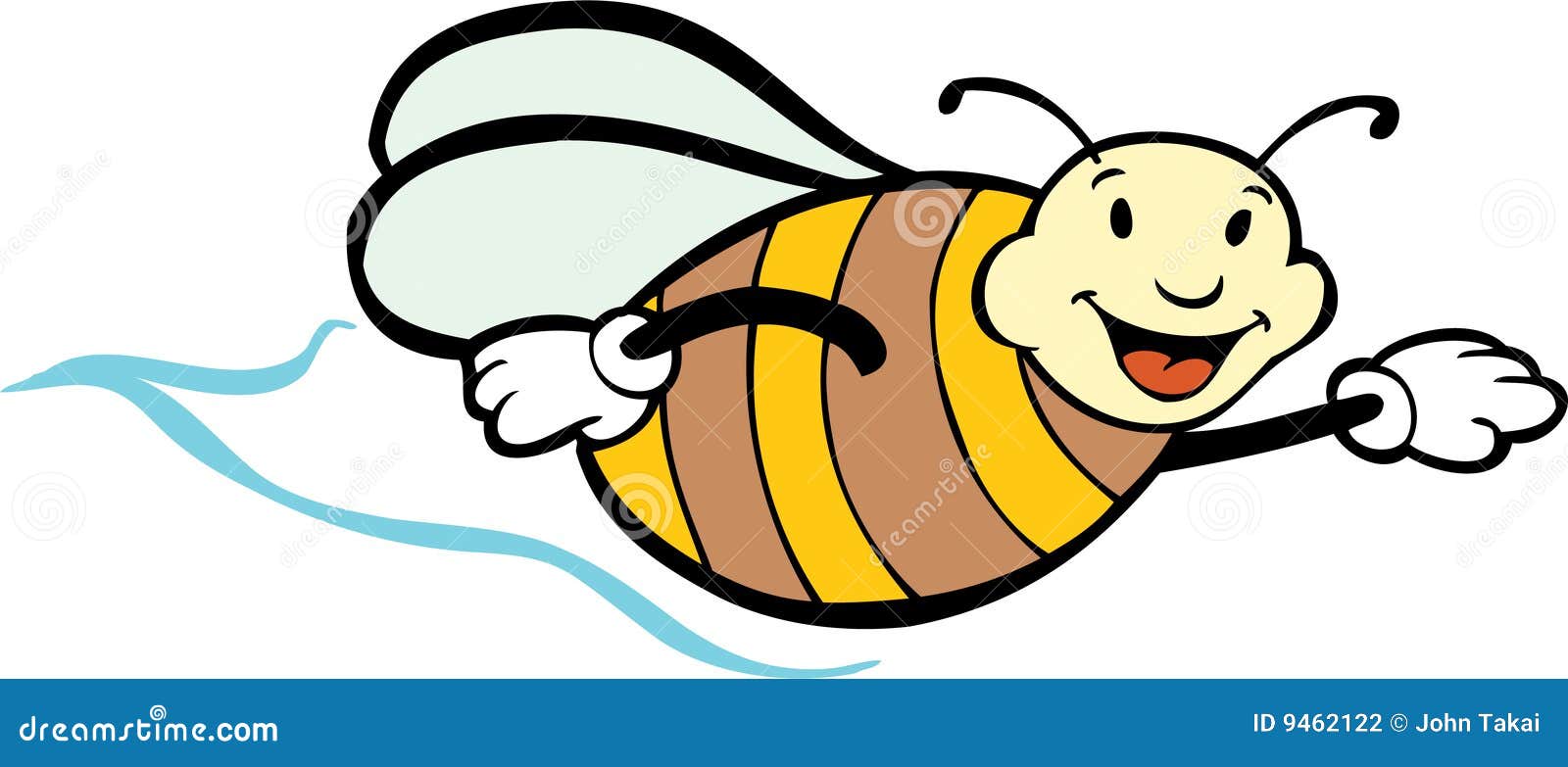 Bee stock vector. Illustration of illustration, clipart - 9462122