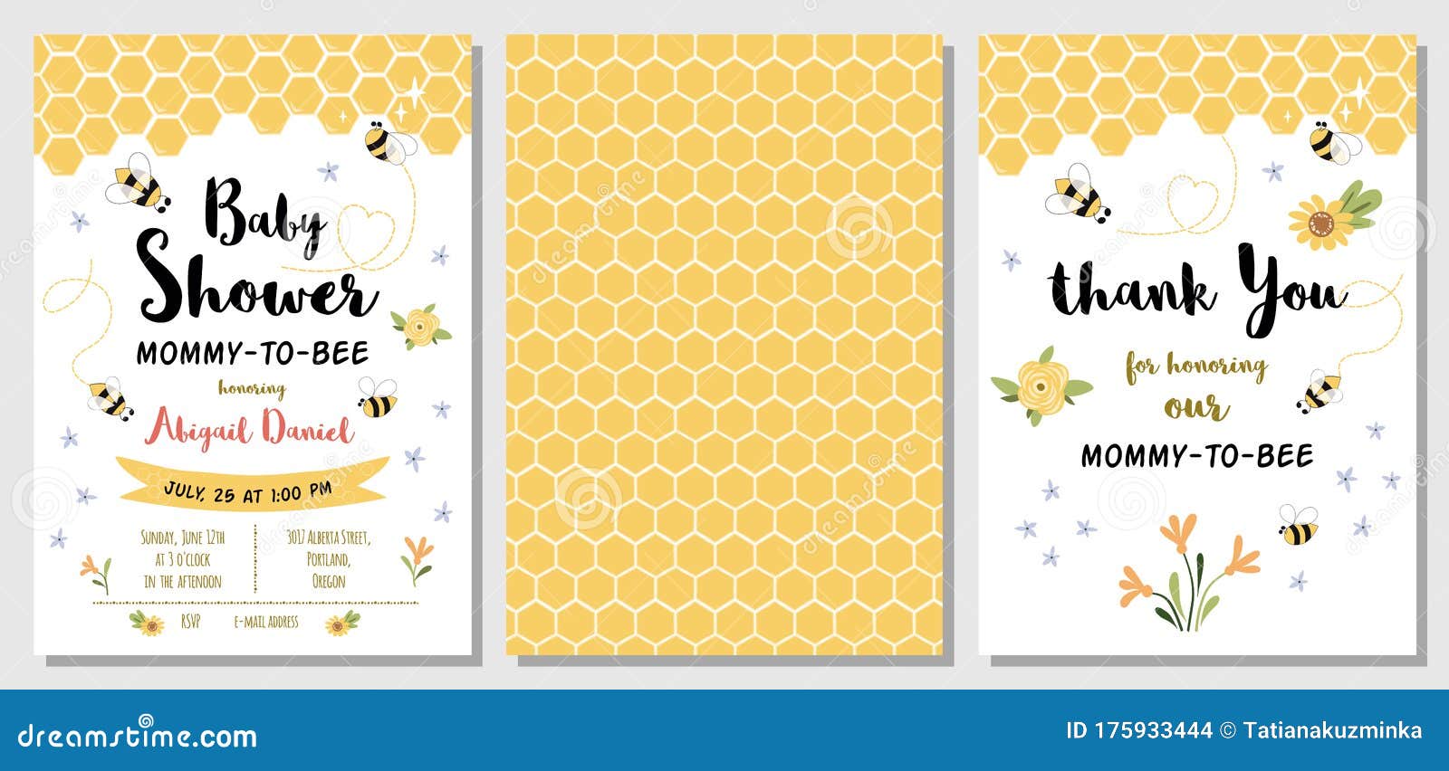 baby shower invitations and thank you cards