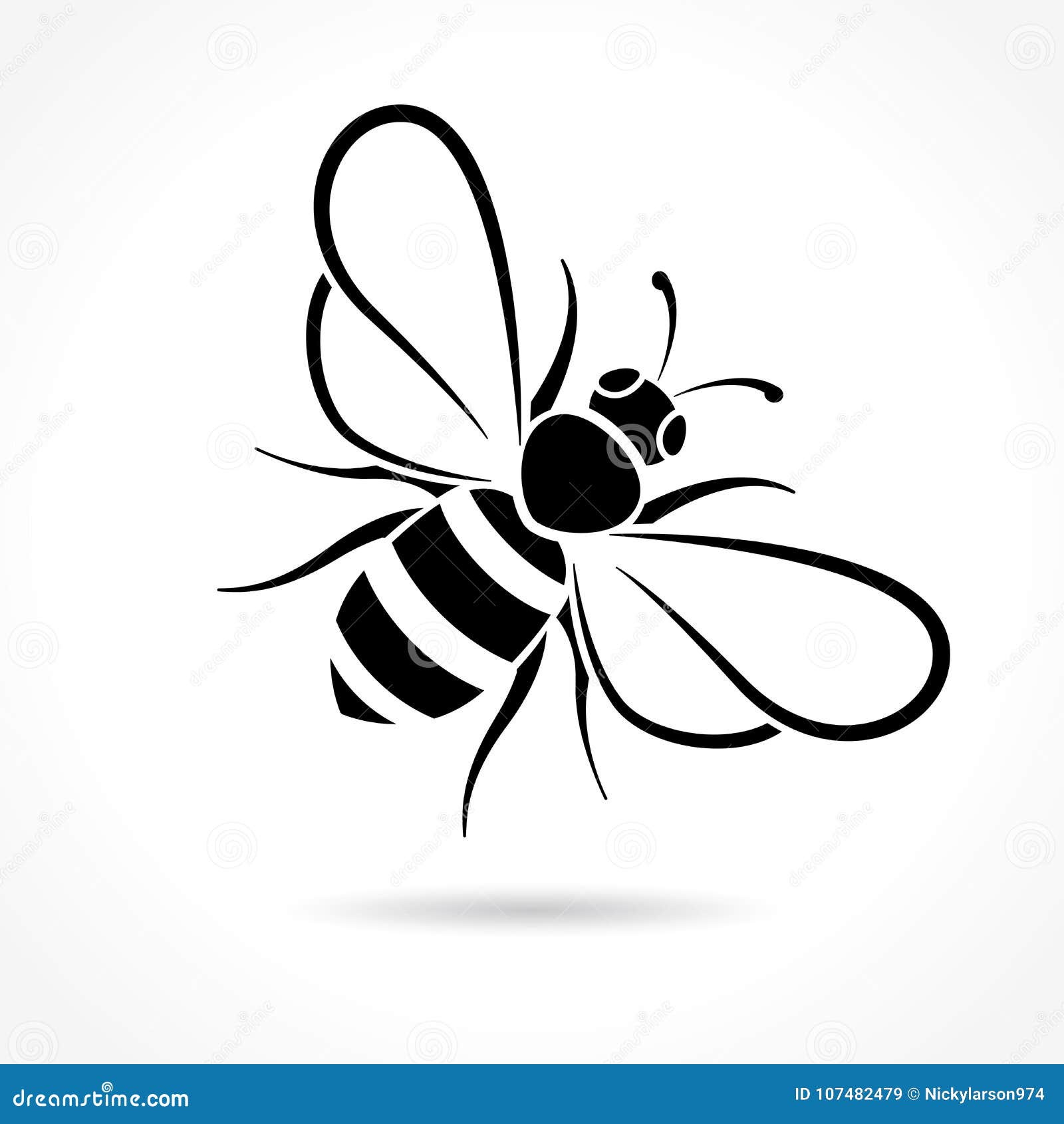Bee Black White Stock Illustrations – 21,658 Bee Black White Stock  Illustrations, Vectors & Clipart - Dreamstime