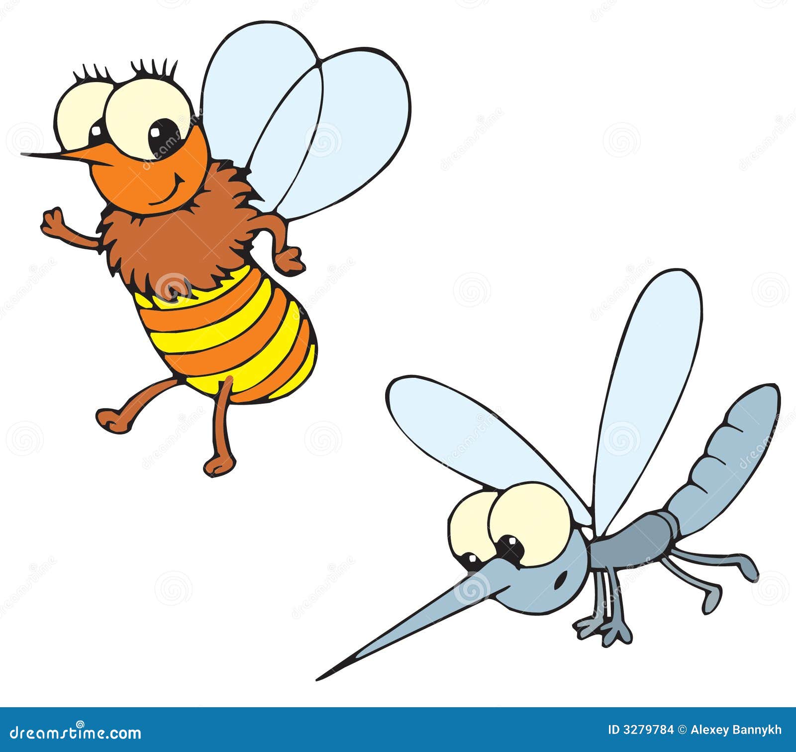 free cartoon mosquito clipart - photo #34