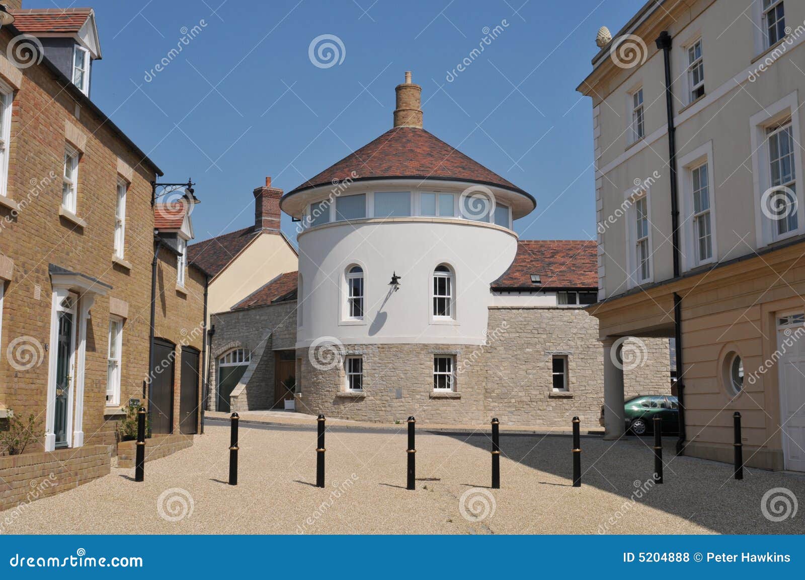 Beechwood lane Poundbury stock photo. Image of beechwood 5204888