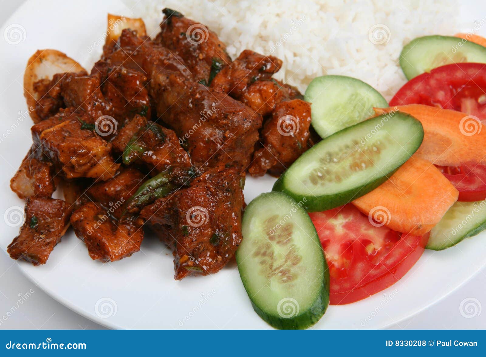 Beef Chilli Curry Meal Vertical Stock Photo | CartoonDealer.com #8330202