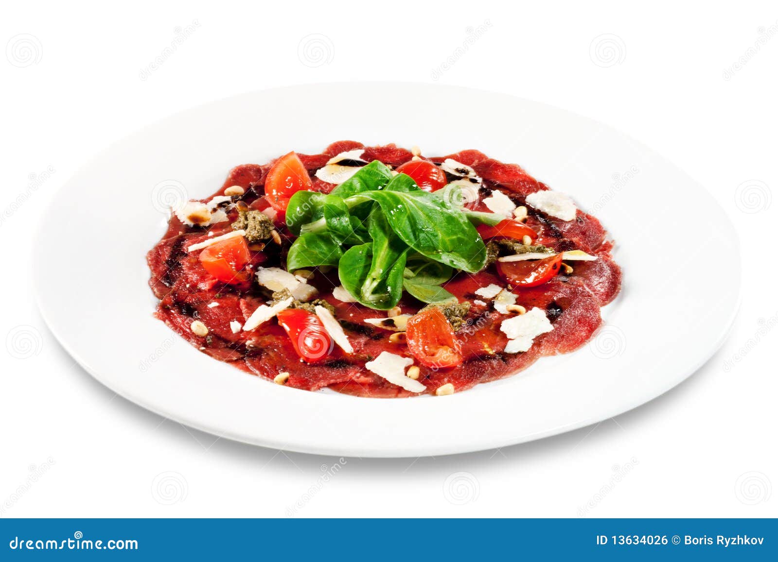 Beef Cold Cuts stock photo. Image of freshness, isolated 13634026