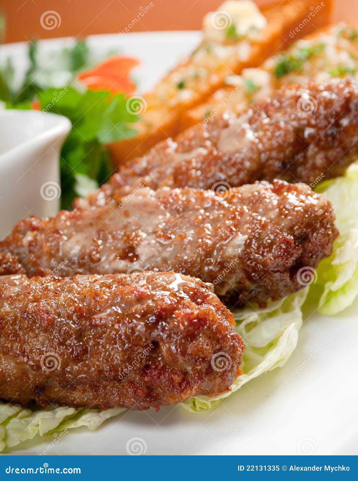 Beef Cutlets with Vegetableon Stock Image Image of bowl, italian