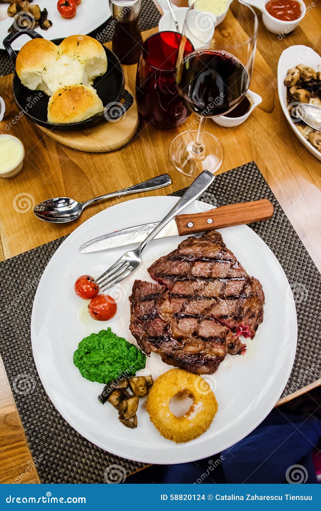 Beef entrecote steak stock photo. Image of grill, sauce - 58820124