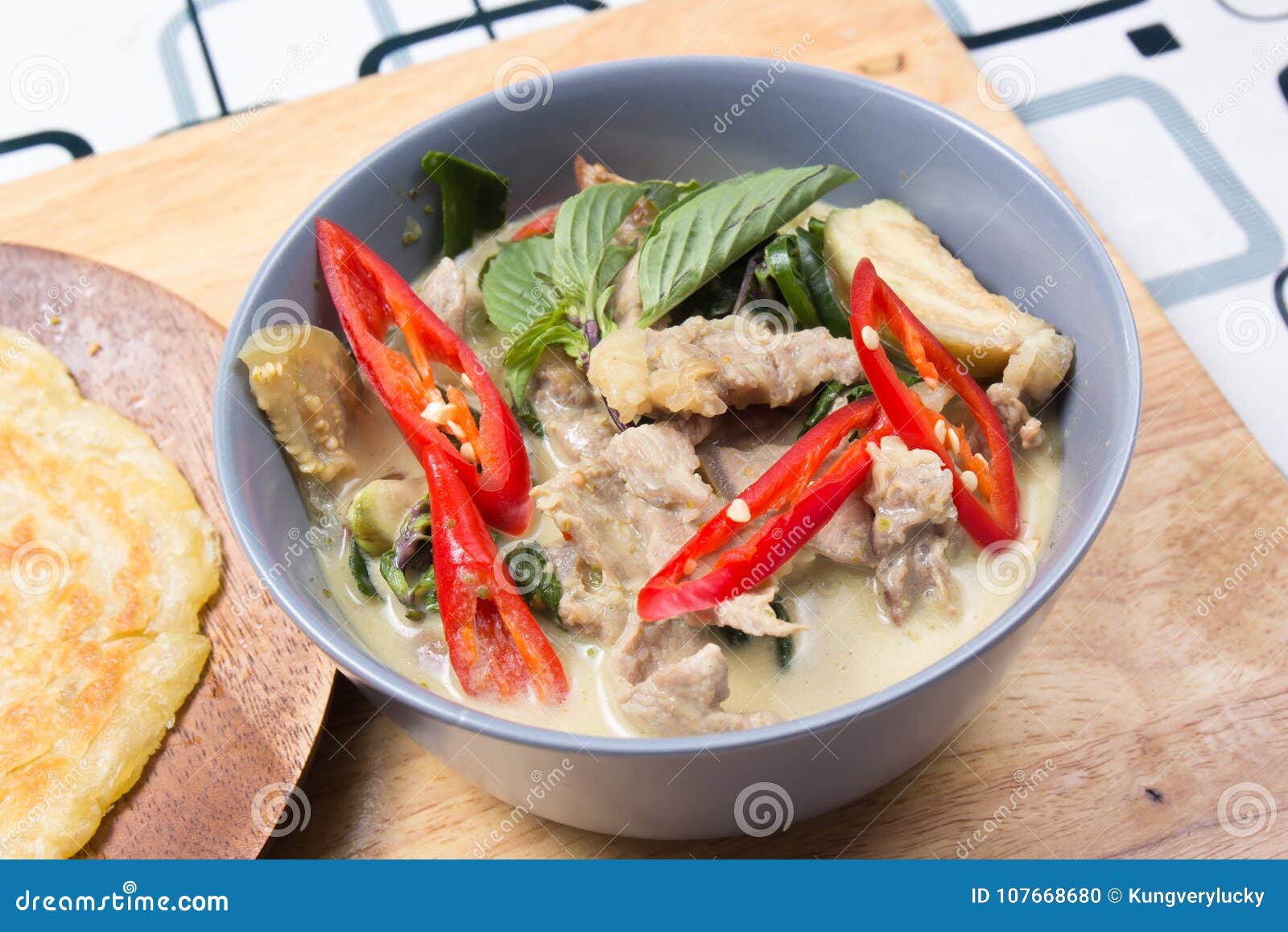 Beef green curry stock photo. Image of chili, healthy 107668680