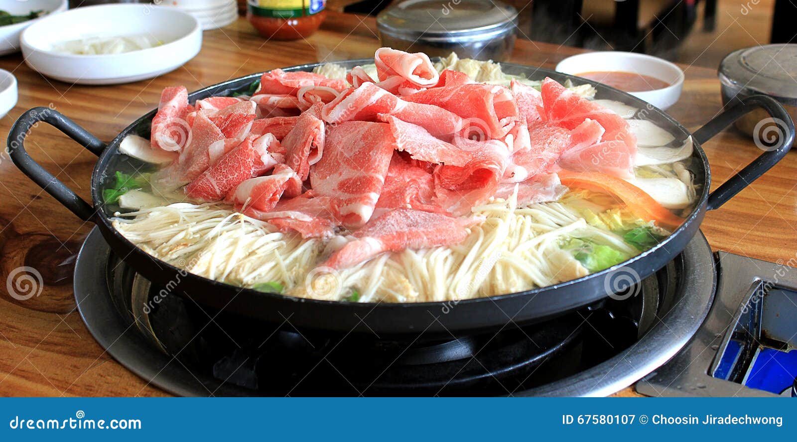 Beef hot pot stock image. Image of dish, restaurant, meat 67580107