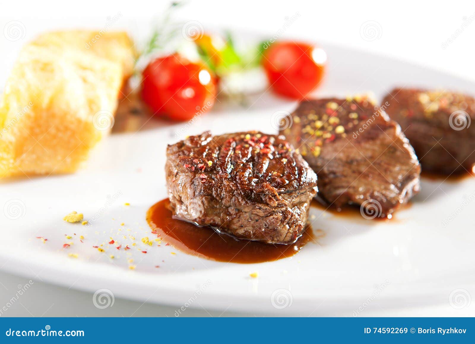 Beef Medallions with Vegetable Stock Image Image of barbecue, beef