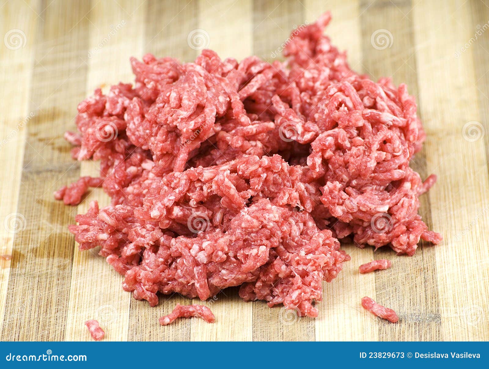 Beef mince stock image. Image of brown, closeup, board 23829673
