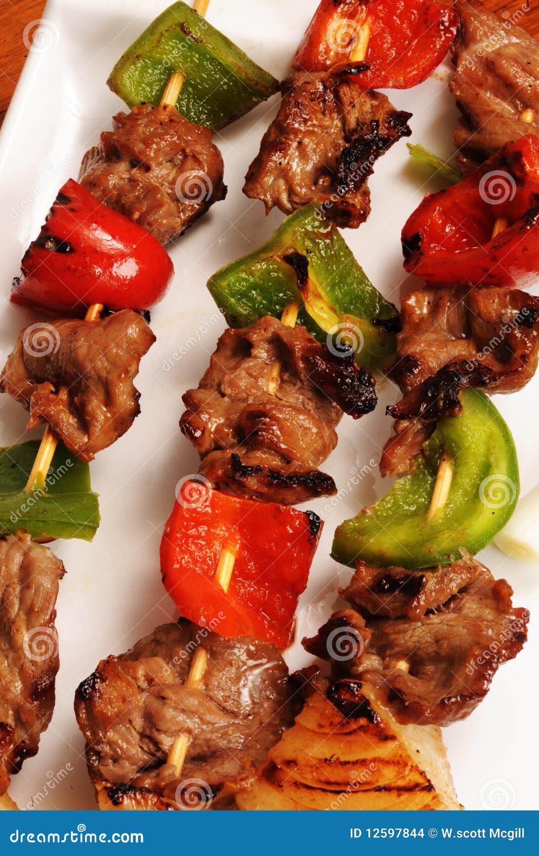 Beef Shish Kebab stock photo. Image of nutritious, kebab - 12597844