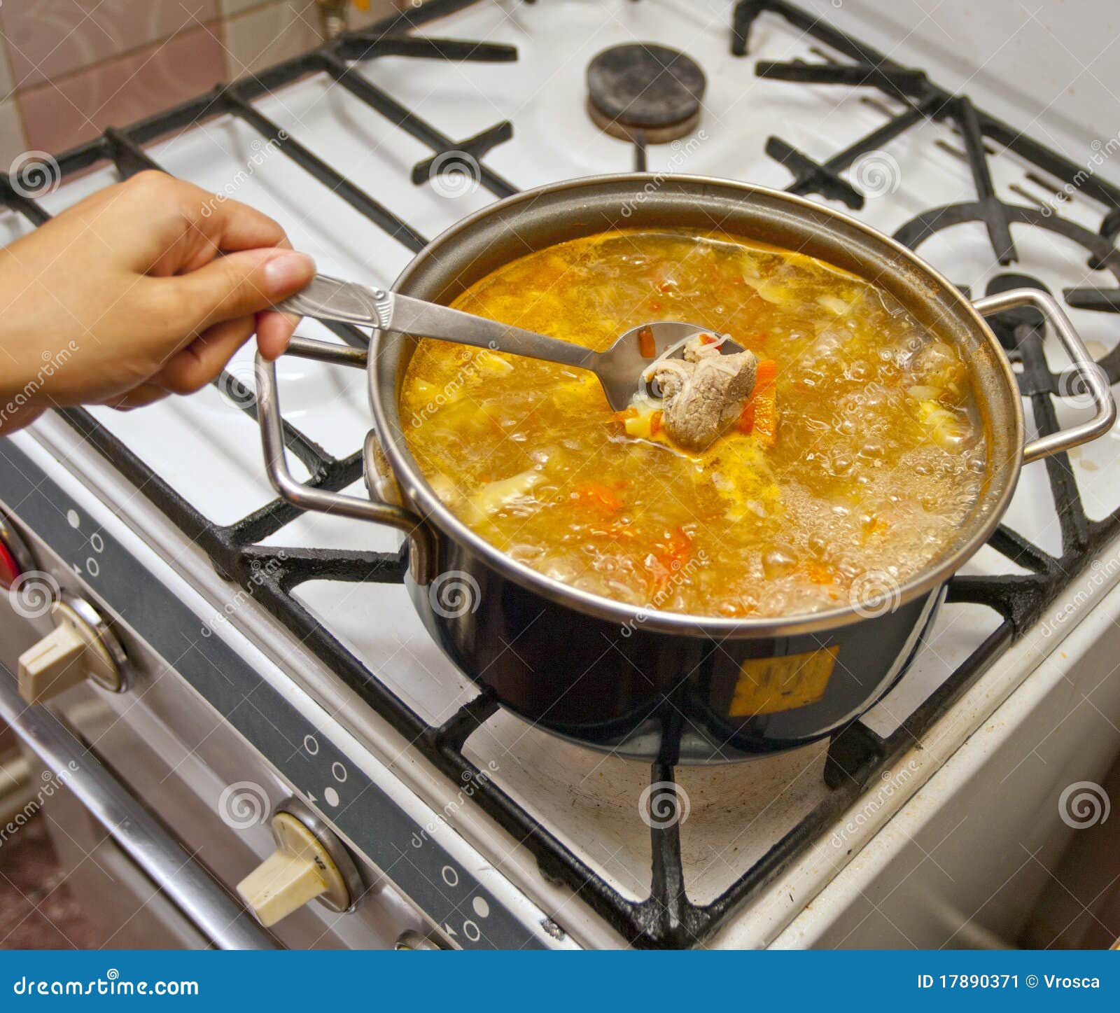 Beef Soup stock image. Image of bowl, meal, preparation 17890371