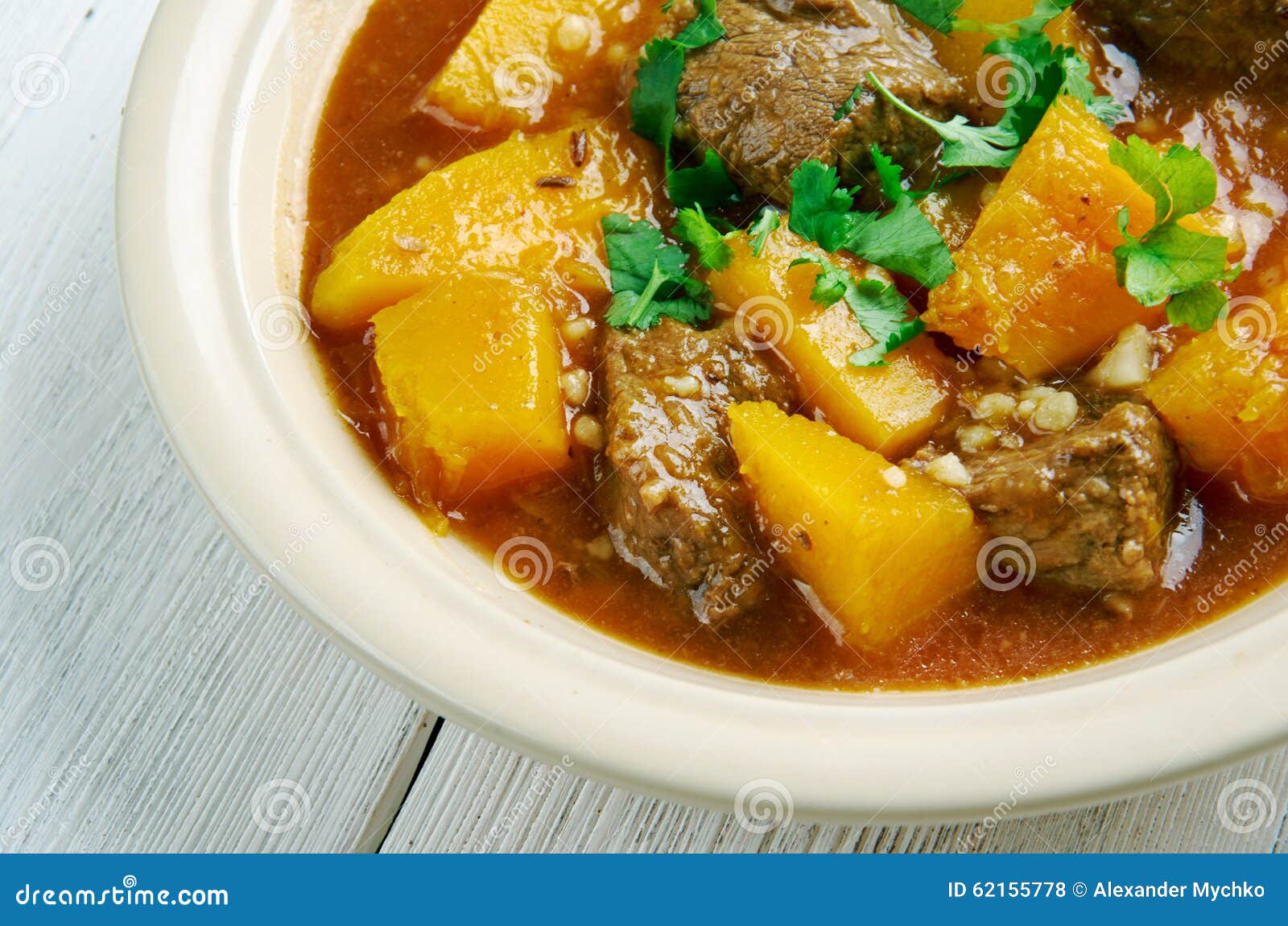 Beef Squash Stew stock photo. Image of traditional, dinner 62155778