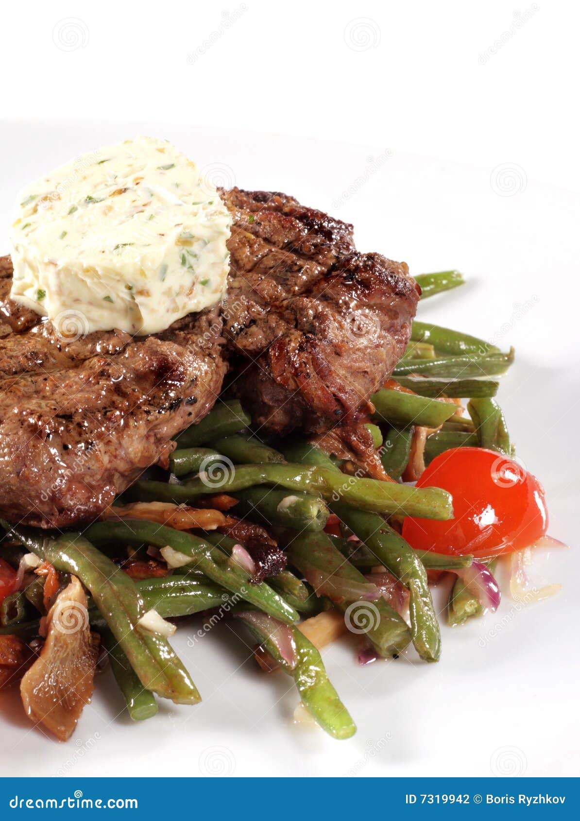 Beef Steak stock photo. Image of fried, heat, butter, baked 7319942