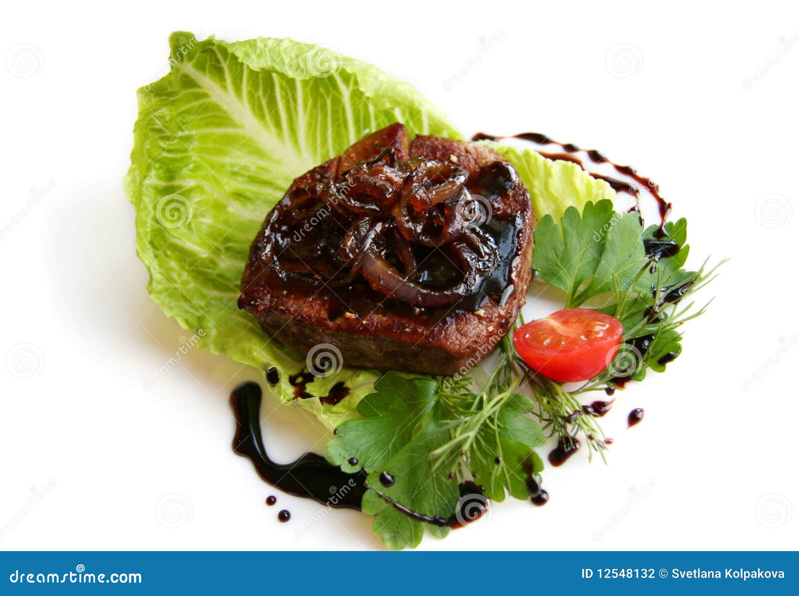 Beef Steak with Balsamic Sauce Stock Photo Image of meat, gourmet