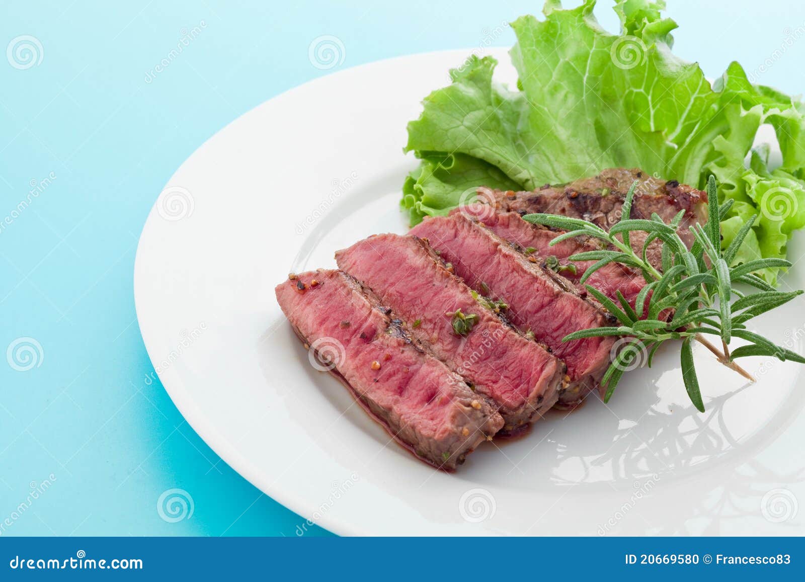 Beef steak with rosemary stock photo. Image of tasty 20669580