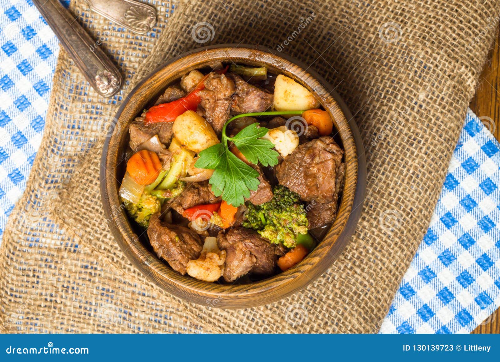 Beef Stew in a bowl stock image. Image of lunch, dish 130139723