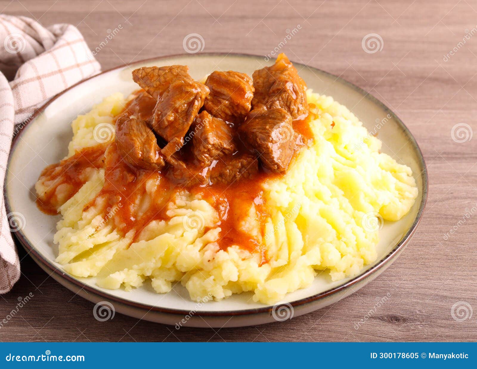 Beef stew with gravy stock image. Image of gravy, potatoes 300178605