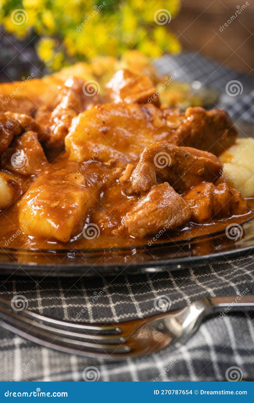 Beef stew in gravy stock photo. Image of spice, beef 270787654