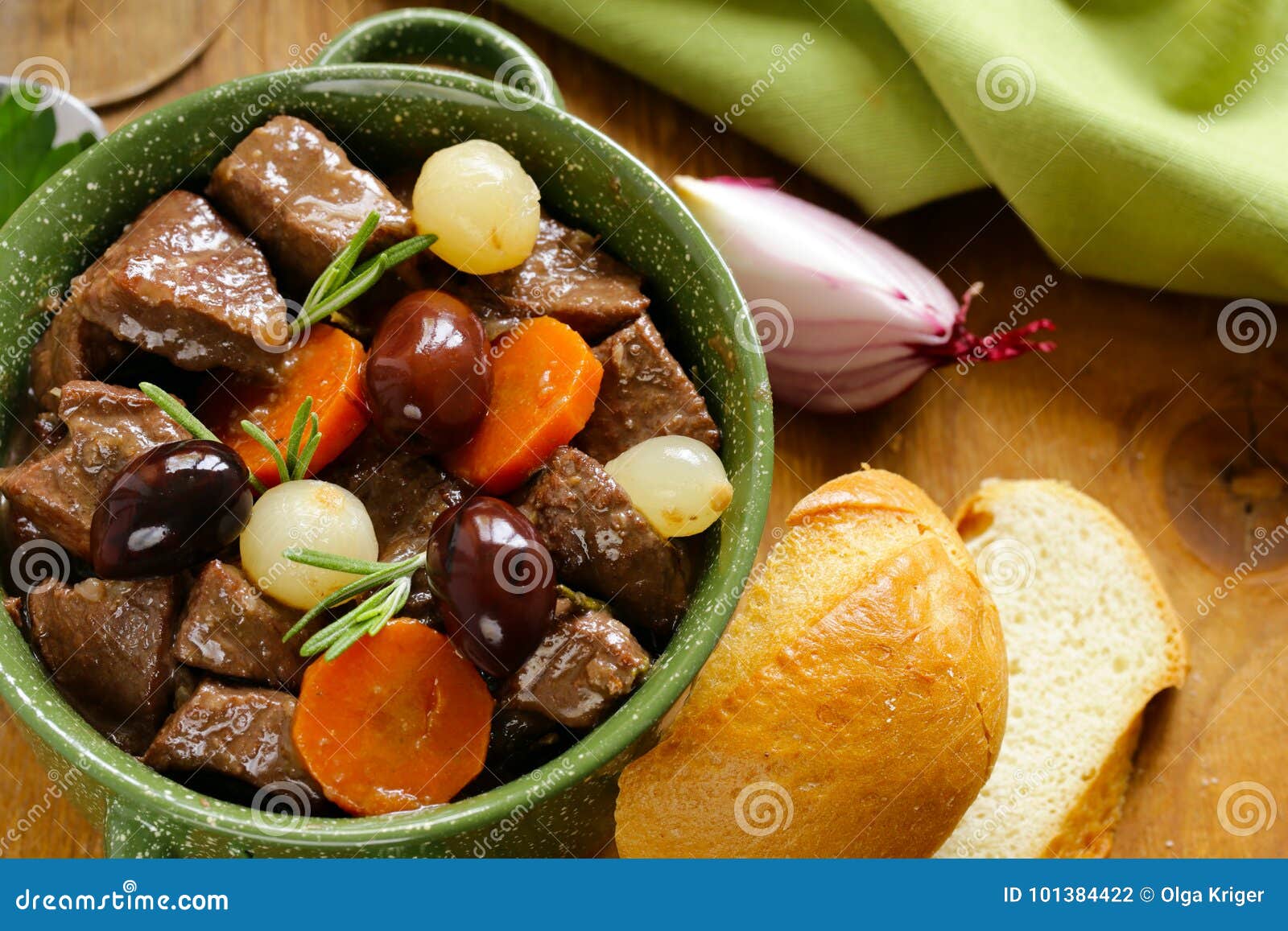 Beef Stew in Red Wine with Vegetables Stock Photo Image of carrot