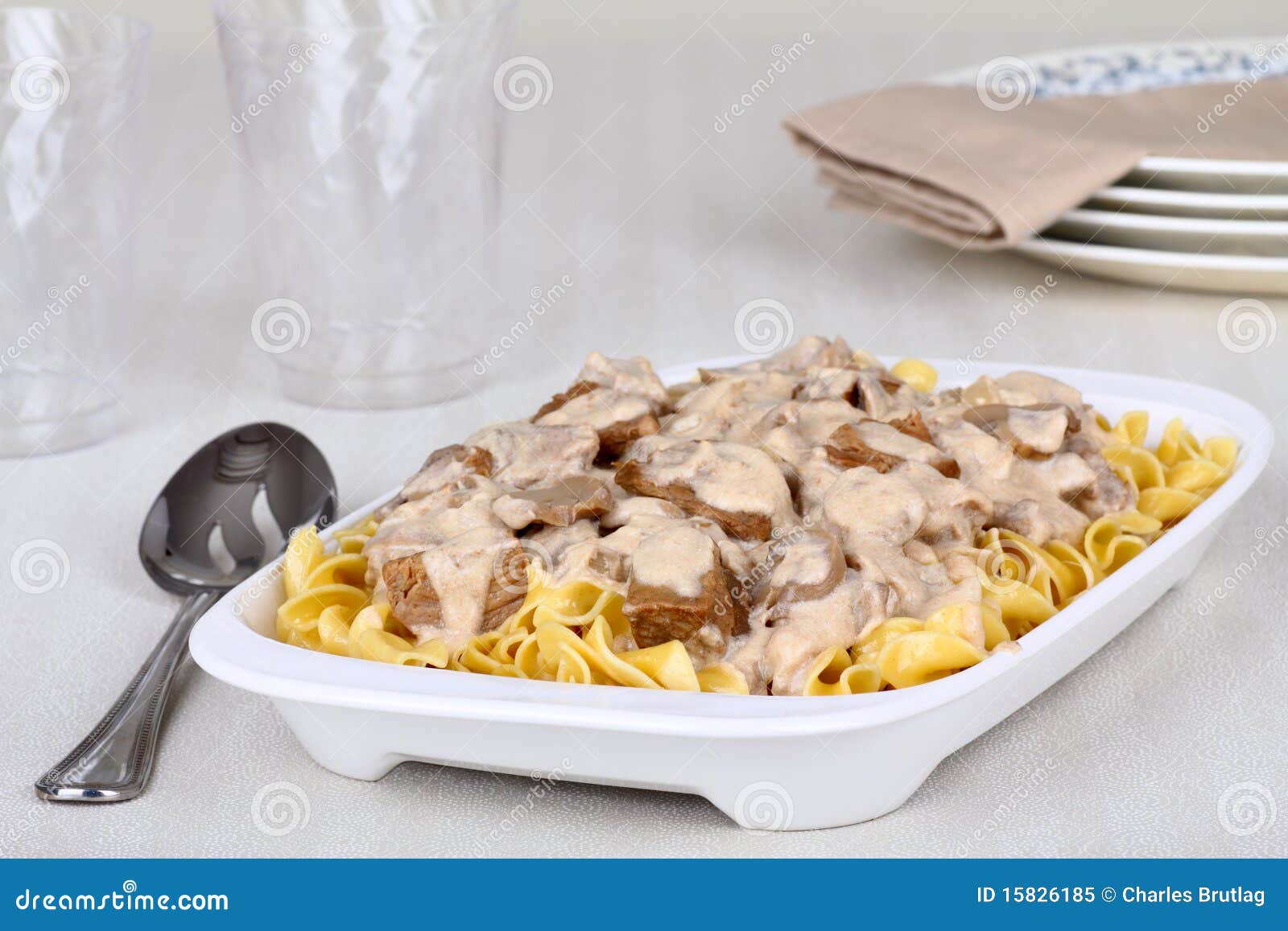 Beef Stroganoff Or BeefStroganov RoyaltyFree Stock Image
