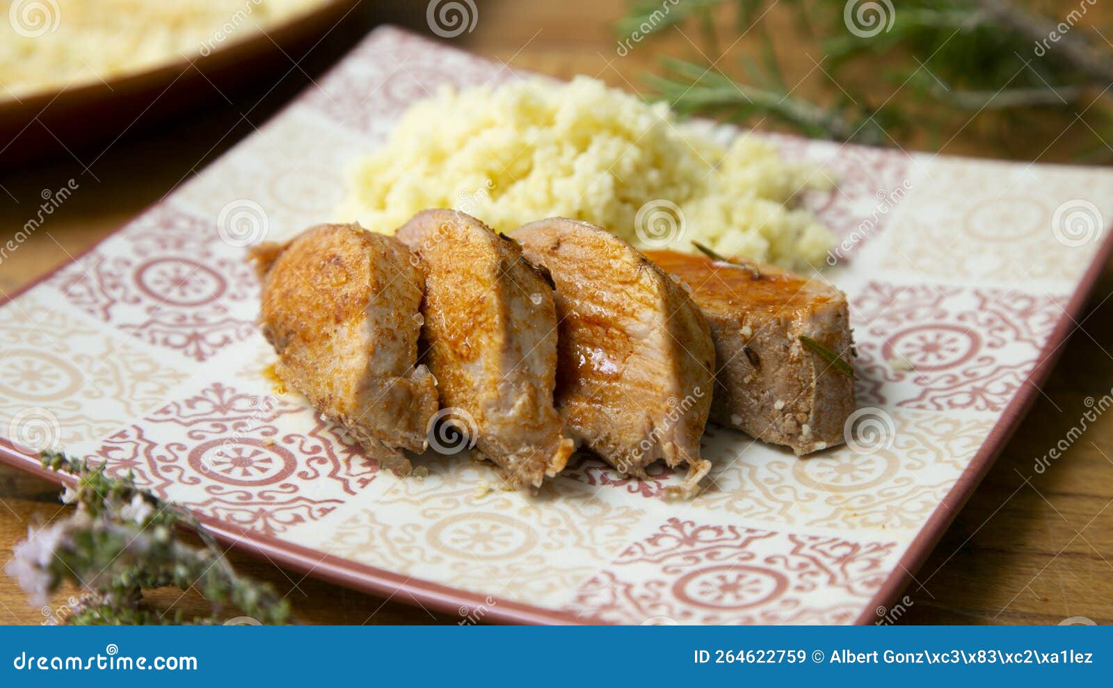 Plate with Beef Tenderloin with Baked Vegetables. Stock Image Image of barbecue, vegetables