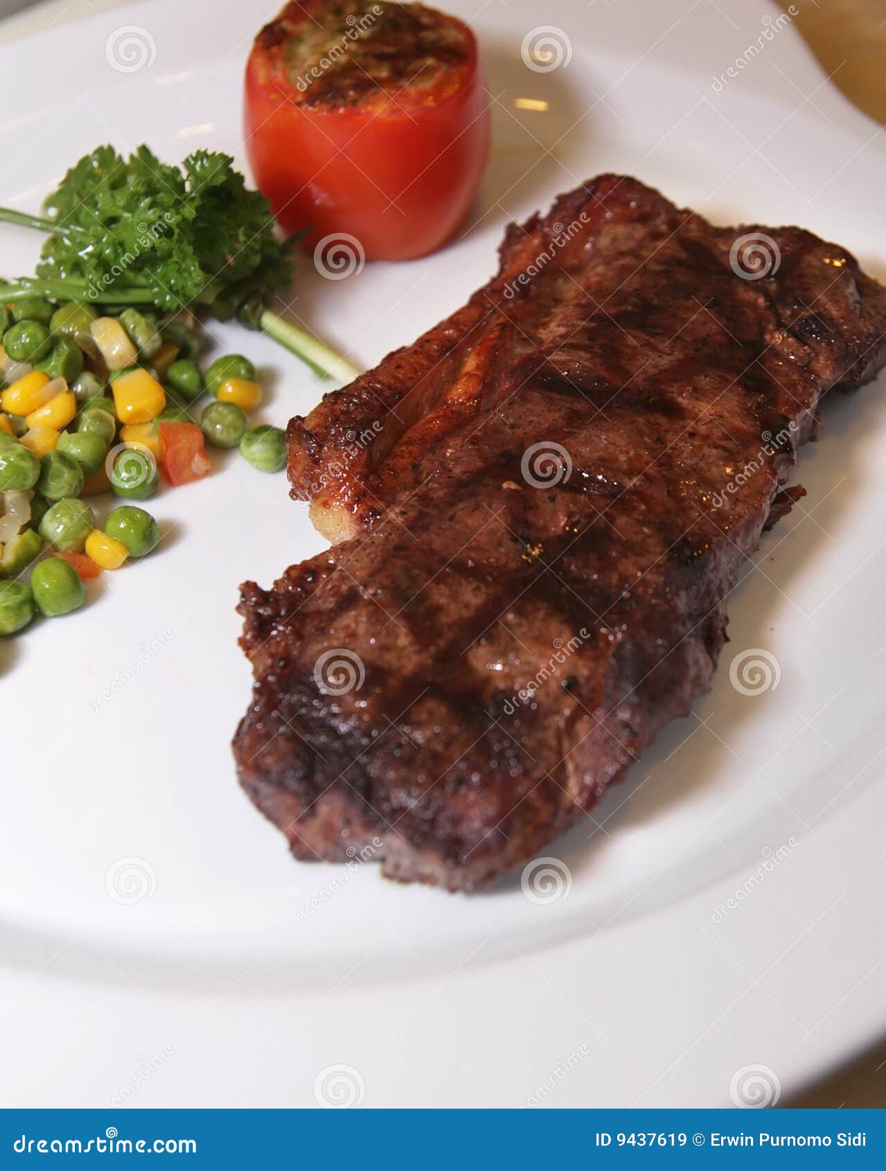 Beef tenderloin steak stock image. Image of beef, grilled 9437619