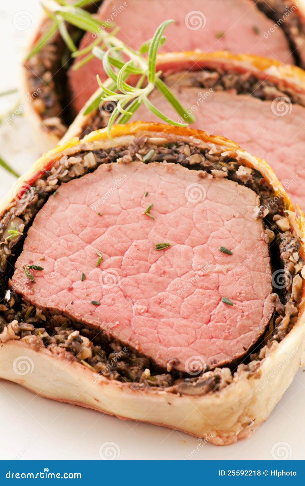 Beef Wellington stock photo. Image of boeuf, recipe, plate 25592218