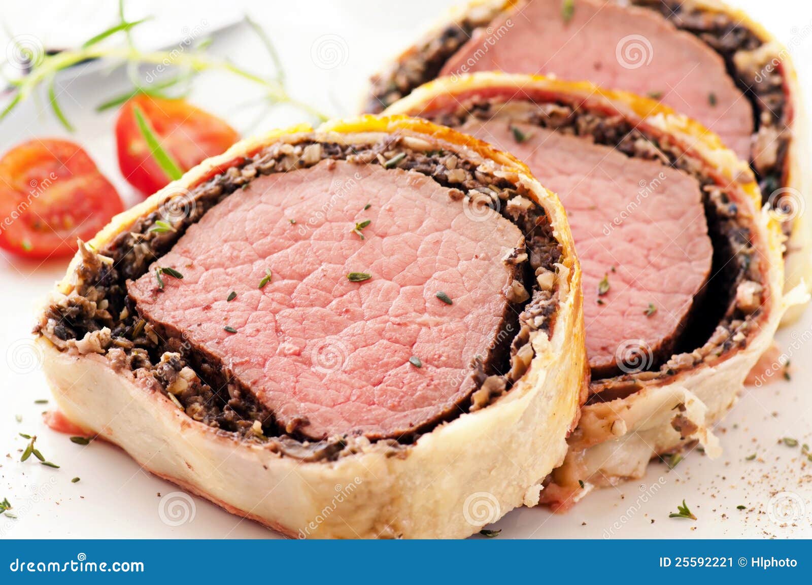 Beef Wellington stock image. Image of dexelles, meat 25592221