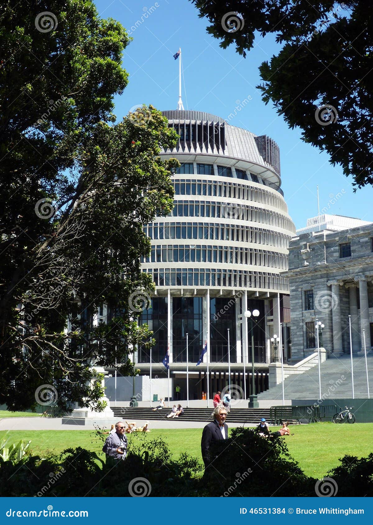 The Beehive, Wellington, New Zealand Editorial Stock Image - Image of