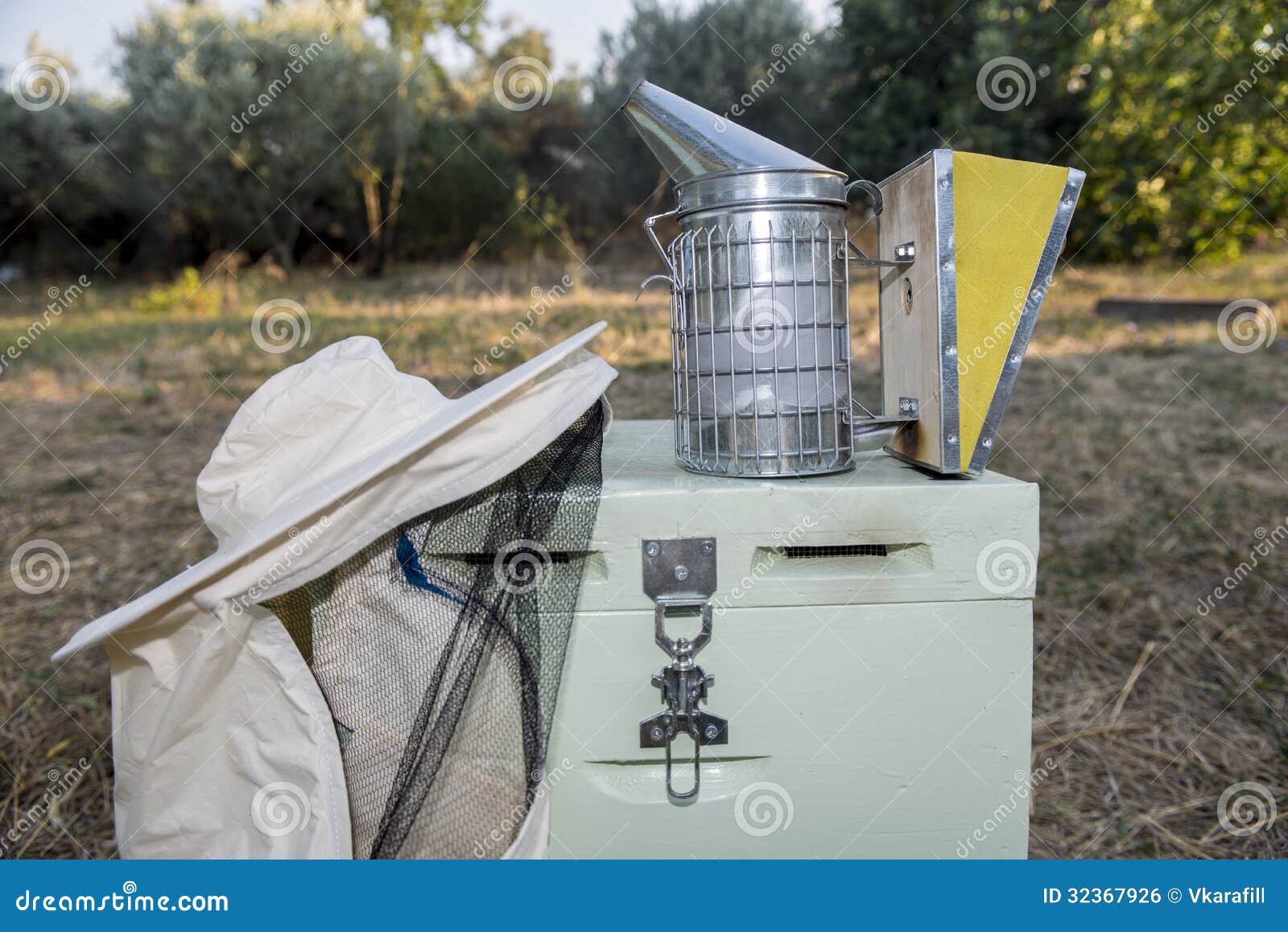 Beekeeping equipment stock photo. Image of life, beekeeping 32367926