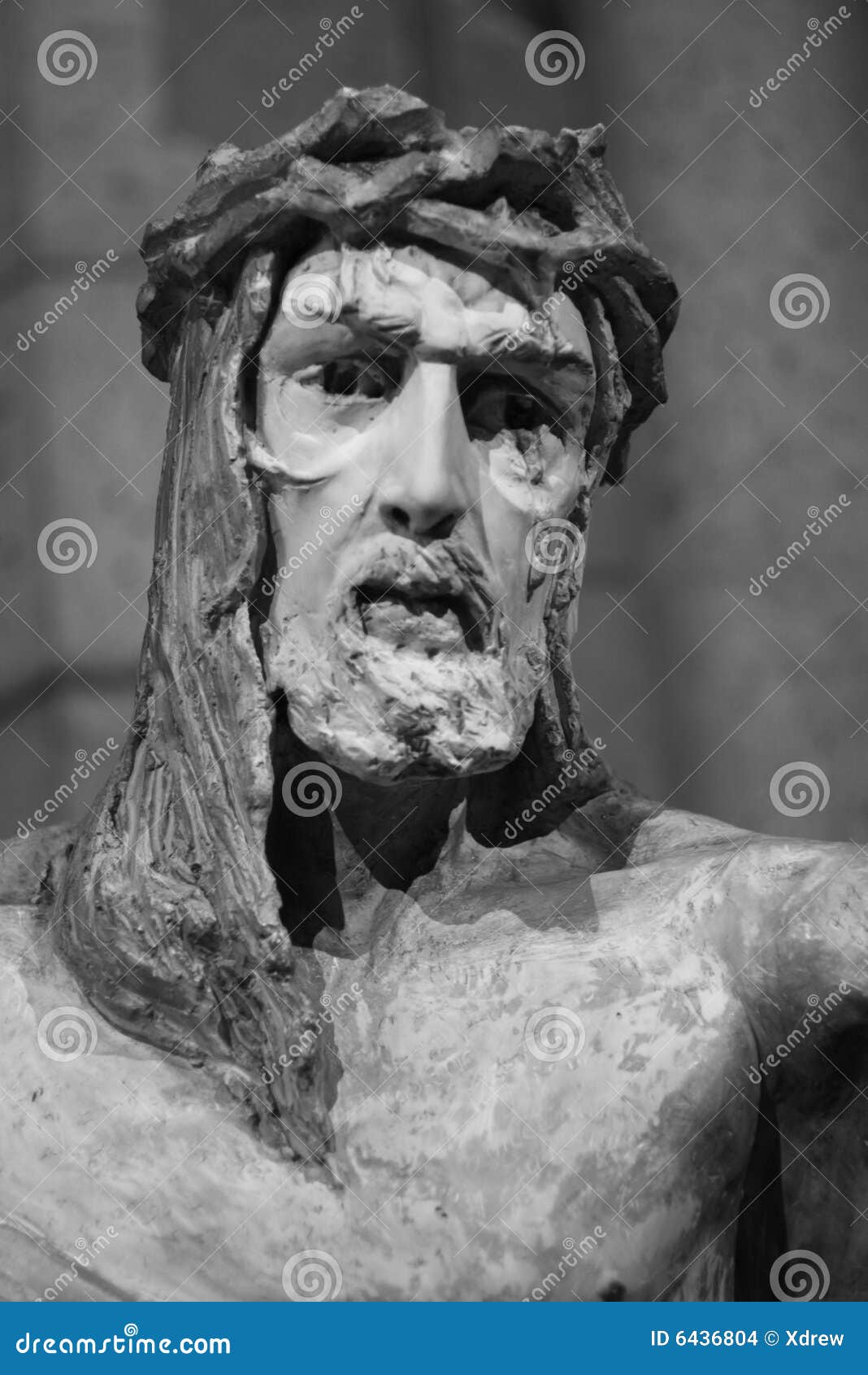 Beeldhouwwerk Van Jesus-Christus Stock Foto - Image of gekruist, jezus ...