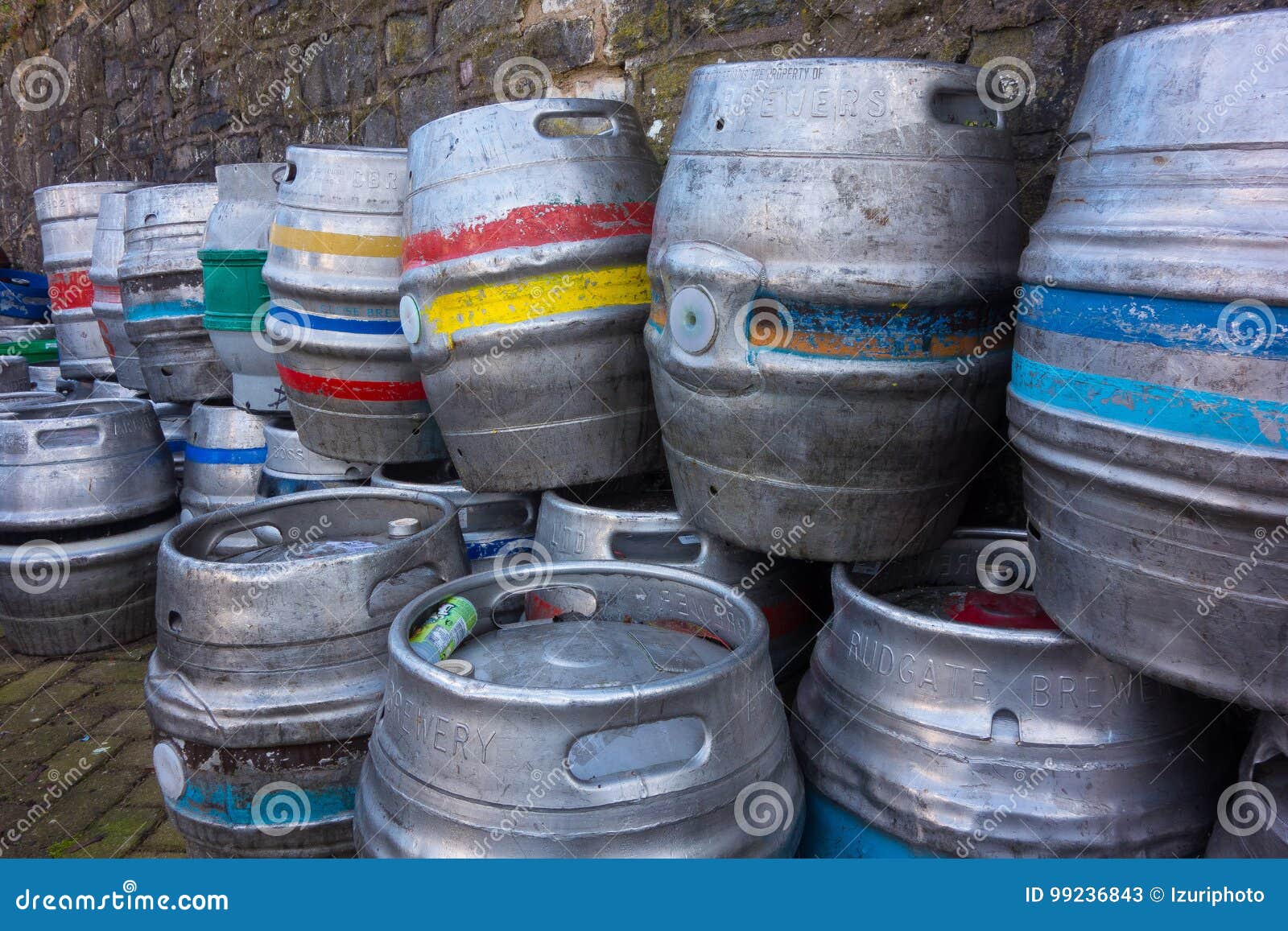 Beer Barrels Editorial Photo 42867703