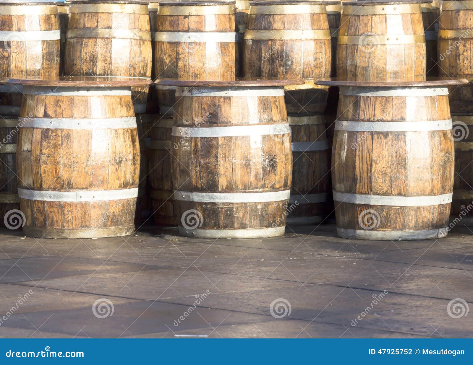 Beer Barrels stock photo. Image of vine, store, liquor 47925752