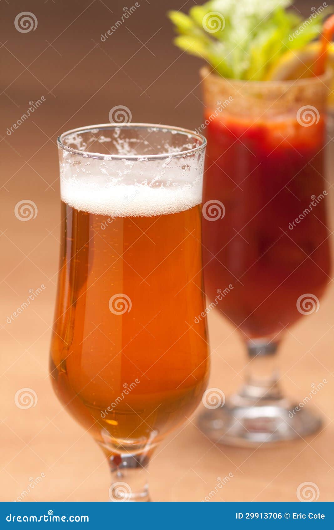 Beer and bloody mary stock photo. Image of mary, drink 29913706